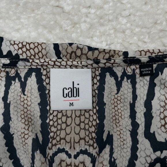Cabi Serpentine Snakeskin Blouse - Picture 4 of 8